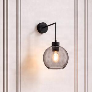 Kinkiet Cubus TK Lighting, możliwość ściemniania, przezroczysty / transparentny, salon / jadalnia, szkło, nowoczesny