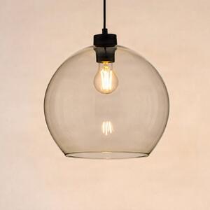 Lampa wisząca szklana Cubus TK Lighting, możliwość ściemniania, kremowy / amber, salon / jadalnia, szkło, nowoczesny