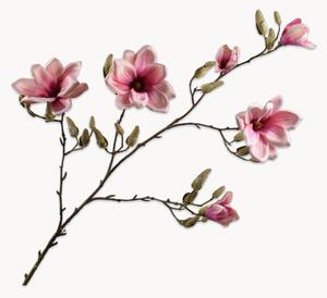 Komplet sztucznych kwiatów dekoracyjnych Magnolia, 2 elem