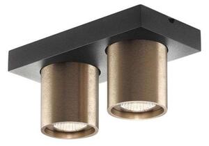 Lampa Sufitowa LIGHT-POINT, ściemnialny, antyczny mosiądz, salon, aluminium