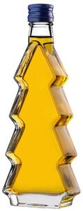 Szklana butelka choinka Enna 200ml z granatową zakrętką 1 szt