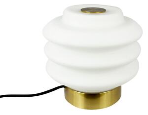 Lampa Stołowa Dyberg Larsen, Diva, metaliczny, salon, szkło, skandynawski