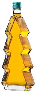 Szklana butelka choinka Enna 500ml z zieloną zakrętką 1 szt