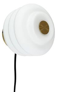 Lampa Ścienna Dyberg Larsen, Diva, metaliczny, salon, szkło, skandynawski
