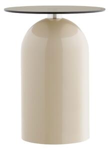 Okrągły stolik ze szklanym blatem ø 40 cm Ravello – House Nordic