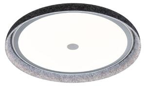 Lampa Sufitowa Paulmann, Zarina, ściemnialny, czarny, salon, tkanina | tekstylia, nowoczesny