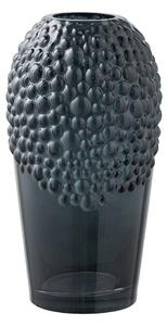 Ciemnoszary szklany wazon (wysokość 25 cm) – House Nordic