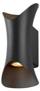 Lampa Ścienna SLV, ściemnialny, czarny, aluminium