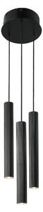 Lampa Wisząca Nordlux, Vico, ściemnialny, czarny, jadalnia, aluminium