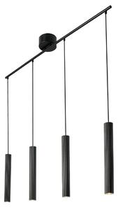 Lampa Wisząca Nordlux, Vico, ściemnialny, czarny, jadalnia, aluminium