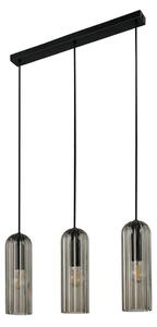 Lampa Wisząca Nordlux, Miella, ściemnialny, czarny, jadalnia, szkło
