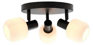 Lampa Sufitowa Nordlux, Milford Mini, ściemnialny, czarny, salon, metal