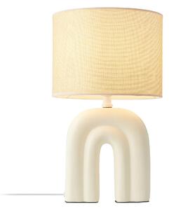 Lampa Stołowa Nordlux, Haze, beżowy, salon, ceramika