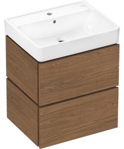 Umywalka HANSGROHE Xilesa E 54396550 Kaszmirowy dąb + szafka Xanuia Q