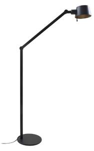 Lampa Podłogowa Lucande, Silka, czarny, gabinet | pracownia, metal, nowoczesny
