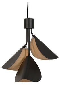 Lampa Wisząca Forestier, Lys, ściemnialny, czarny, salon, inny materiał, design