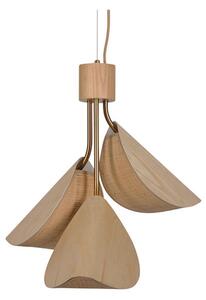 Lampa Wisząca Forestier, Lys, ściemnialny, drewniany, salon, inny materiał, design