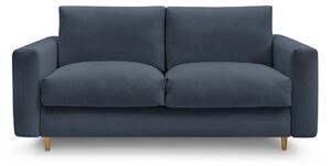 Ciemnoniebieska rozkładana sofa do spania 220 cm Cocoone – Bobochic Paris