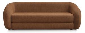 Pomarańczowa rozkładana sofa z tkaniny szenilowej 228 cm Neyo – Bobochic Paris