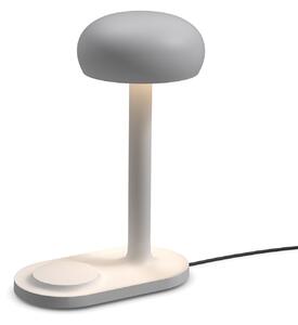 Lampa Stołowa PLEASE WAIT to be SEATED, Emendo, ściemnialny, szary, salon, aluminium, nowoczesny