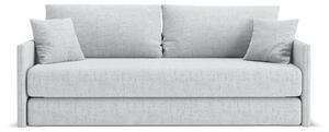 Jasnoszara rozkładana sofa z tkaniny szenilowej 209 cm Shannon – Cosmopolitan Design
