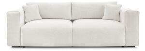 Biała rozkładana sofa ze schowkiem 265 cm Ezechiel – Bobochic Paris