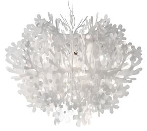 Lampa Wisząca Slamp, FIORELLA, ściemnialny, biały, salon, tworzywo sztuczne, design