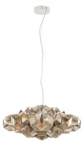 Lampa Wisząca Slamp, Drusa, beżowy, salon, tworzywo sztuczne, design