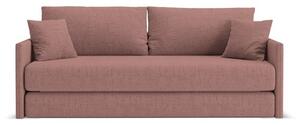 Różowa rozkładana sofa z tkaniny szenilowej 209 cm Shannon – Cosmopolitan Design