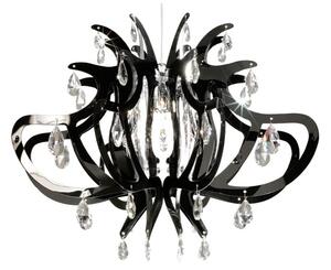 Lampa Wisząca Slamp, czarny, jadalnia, tworzywo sztuczne