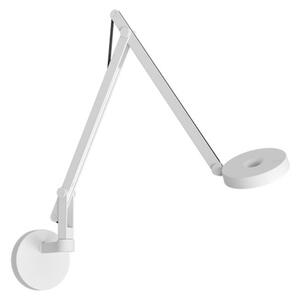 Lampa Ścienna Rotaliana, ściemnialny, biały, salon, aluminium