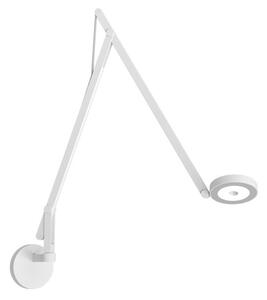 Lampa Ścienna Rotaliana, ściemnialny, biały, salon, aluminium