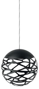 Lampa Wisząca Lodes, ściemnialny, czarny, jadalnia, metal