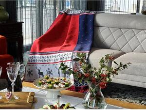 Świąteczny koc bawełniany 200x150 cm – Mila Home