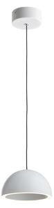 Lampa Wisząca LOOM DESIGN, Curve, ściemnialny, biały, salon, aluminium, nowoczesny