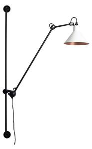 Lampa Ścienna Lampe Gras, czarny, salon, metal, industrialny