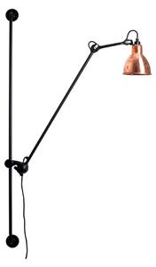 Lampa Ścienna Lampe Gras, 214 Round, czarny, salon, metal, design