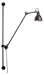 Lampa Ścienna Lampe Gras, 214 Round, czarny, salon, metal, design