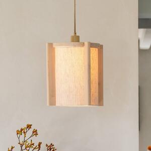 Good & Mojo Lampa wisząca Corsica, jasne drewno, salon / jadalnia, drewno, skandynawski