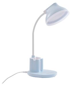 Lampa Stołowa Lindby, Zephyra, ściemnialny, niebieski, gabinet | pracownia, tworzywo sztuczne, nowoczesny