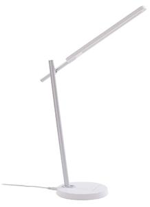 Lampa Stołowa Lindby, Valtorin, ściemnialny, biały, gabinet | pracownia, tworzywo sztuczne, nowoczesny