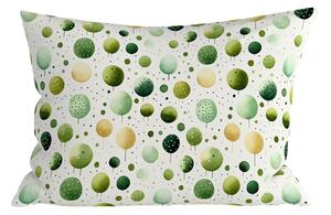 Poliestrowo-bawełniana poszewka na poduszkę GREEN TREES POLY 50x70 cm, zielona