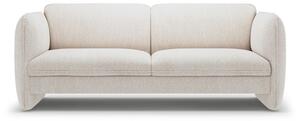 Kremowa sofa z tkaniny szenilowej 204 cm Georgia – Micadoni