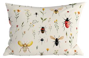 Polibawełniana poszewka na poduszkę INSECTA POLY 50x70 cm, kolorowa