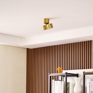 Lampa Sufitowa Lindby, Nivoria, złoty | mosiężny, salon, aluminium, nowoczesny