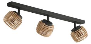 Lampa Sufitowa Lindby, Ediz, ściemnialny, czarny, jadalnia, metal, nowoczesny