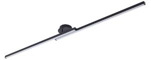 Lampa Sufitowa Lindby, Aurendor, czarny, salon, aluminium, nowoczesny
