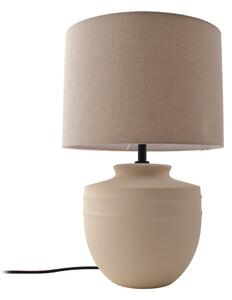 Lampa Stołowa Lindby, Thalassia, beżowy, jadalnia, ceramika, nowoczesny