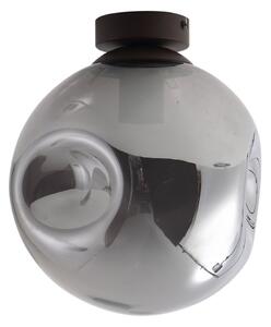 Lampa Sufitowa Lindby, Valentina, ściemnialny, szary, jadalnia, szkło, design