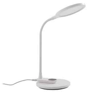 Lampa Stołowa Lindby, Valtaria, ściemnialny, biały, gabinet | pracownia, tworzywo sztuczne, nowoczesny